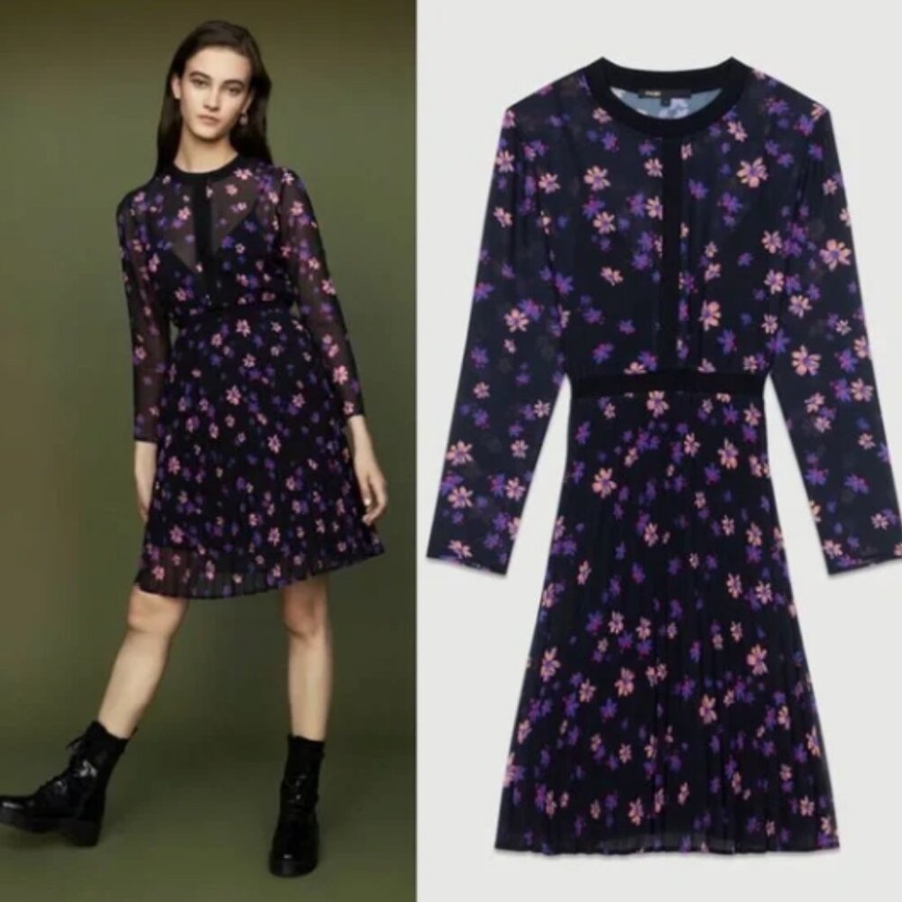 Maje Floral Dress / Size 2